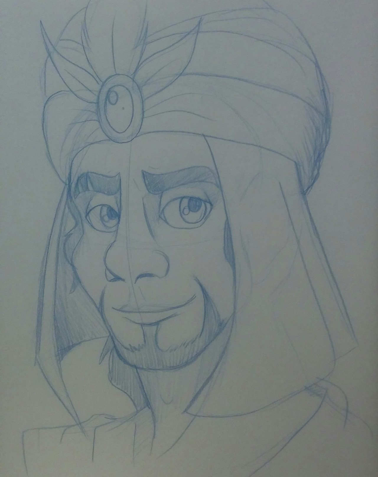 1280x1616 Aileen Rose Head Drawing Request