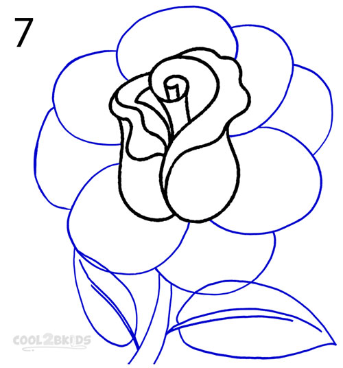 500x536 How To Draw A Realistic Rose (Step By Step Pictures) Cool2bkids