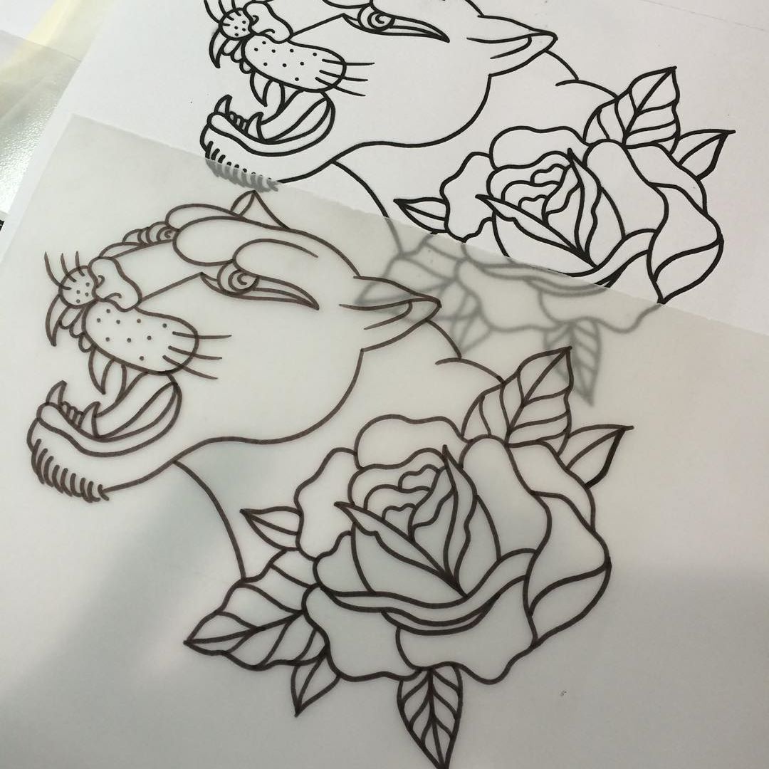 1080x1080 Awesome Top 100 Panther Tattoo Departure