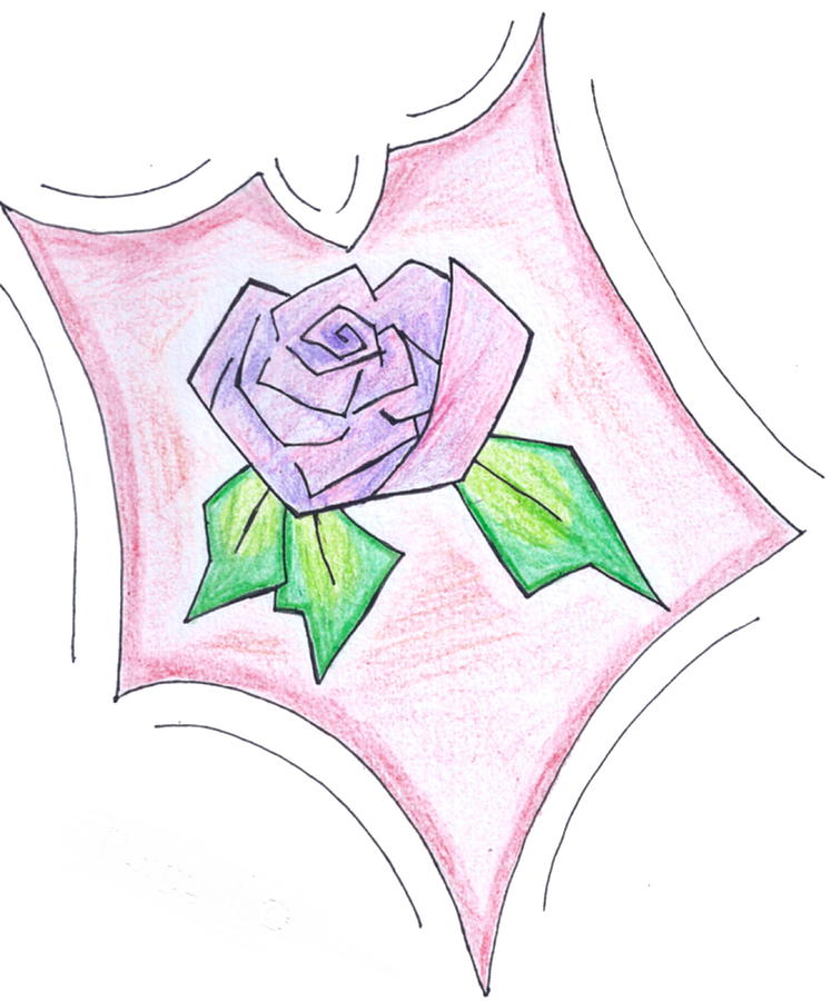 747x900 Abstract Rose Heart Drawing By Perggals