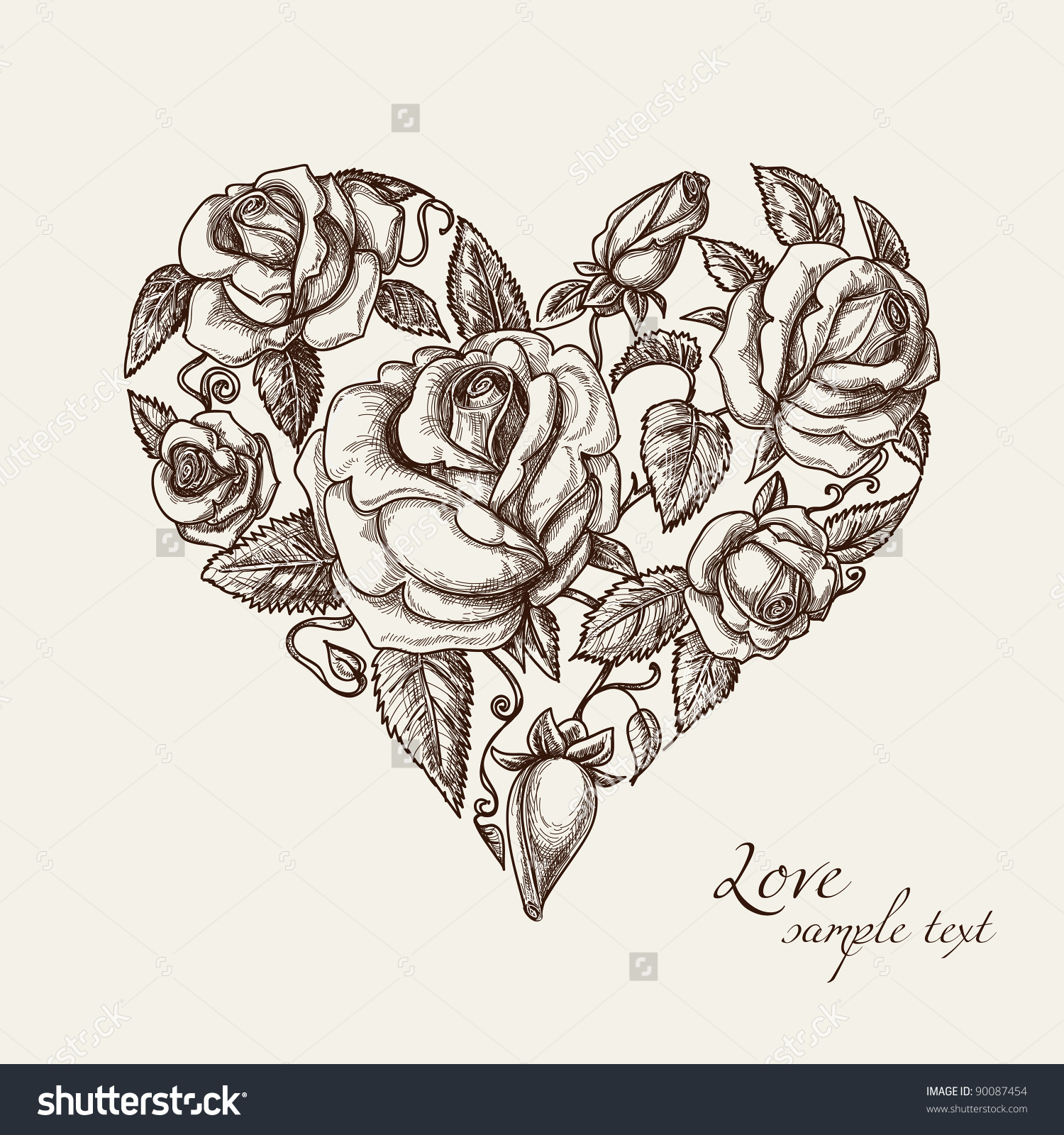1500x1600 Image Result For Vintage Line Drawing Heart My Stuff