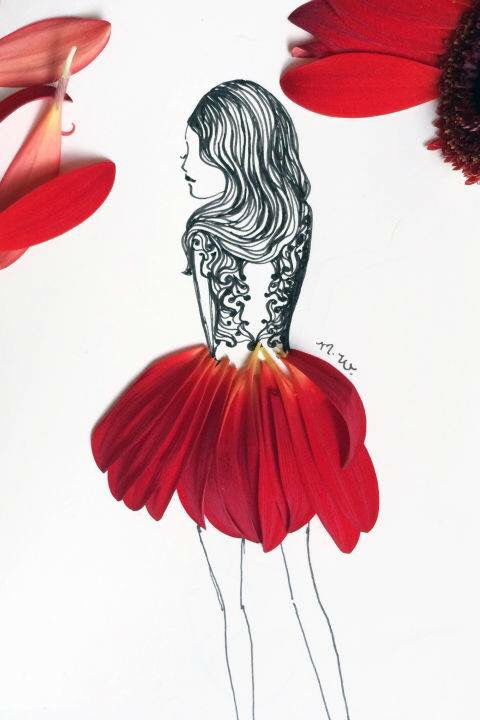 Rose Petals Drawing at GetDrawings | Free download