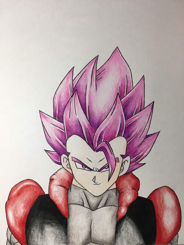 768x1024 Gogeta Black Super Saiyan Rose Drawing Dragonballz Amino