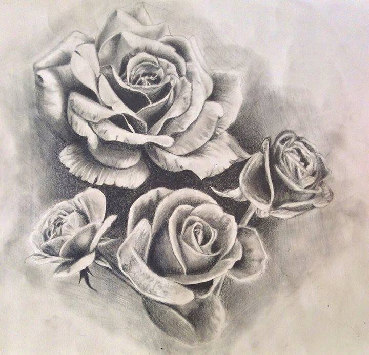 720x693 Roses Tattoo Designdrawing By Pufferfishcat