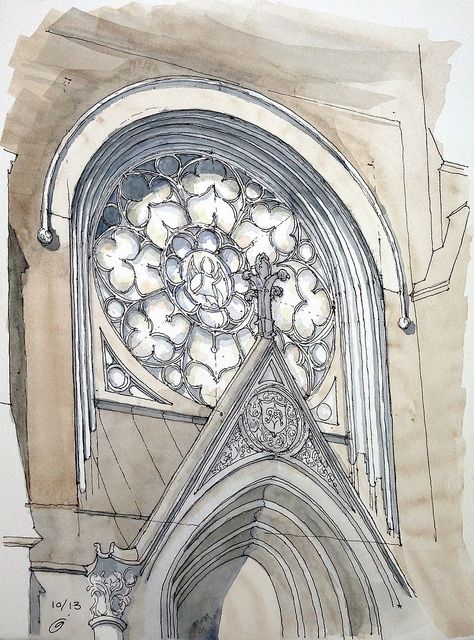 474x640 Rose Window Rose Window, Sketches And Churches