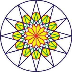 300x300 Basic Design Of Rose Window Art