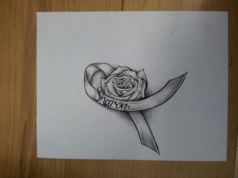 474x355 Cancer Rose Ribbon By On @