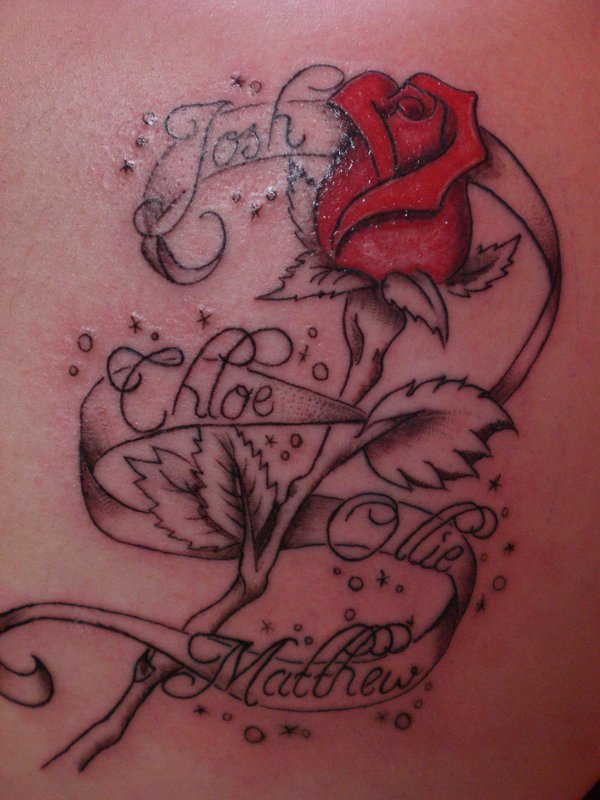 600x800 Gallery For Gt Rose And Ribbon Tattoo Rose Tattoo Cancer Ribbon