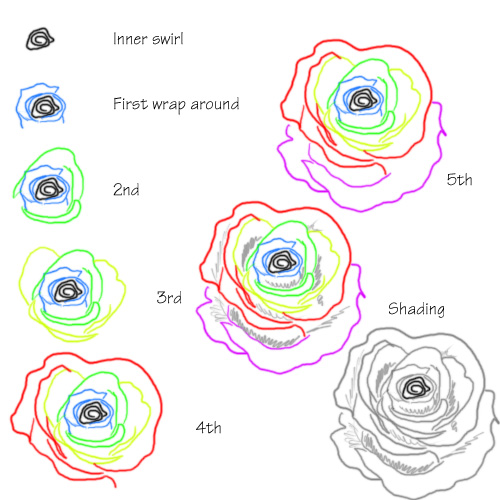 500x500 Rose Tutorial By Vixenku