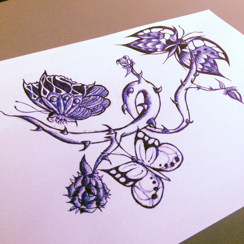 500x500 Tatto Drawing