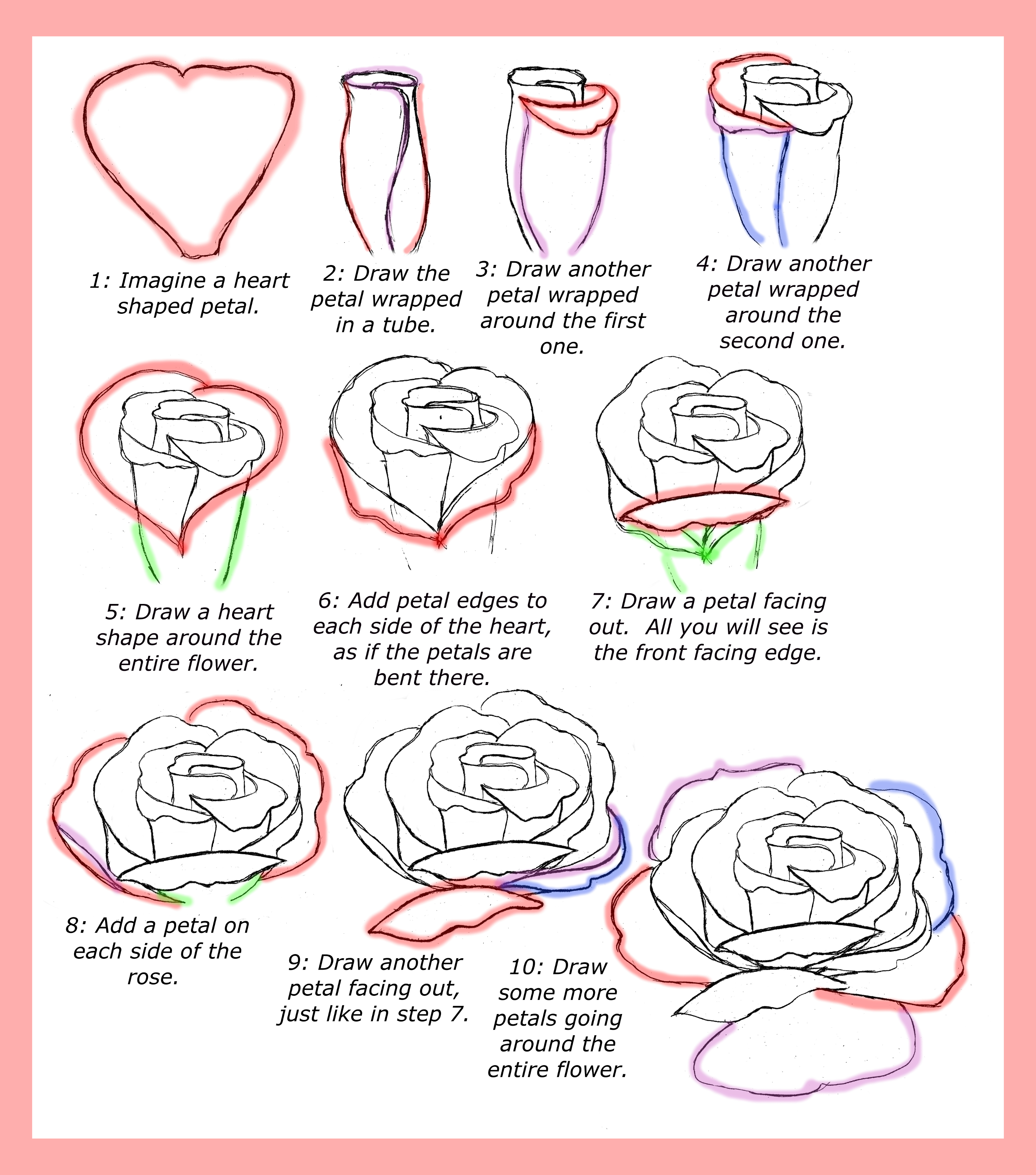 2800x3175 How To Draw Roses