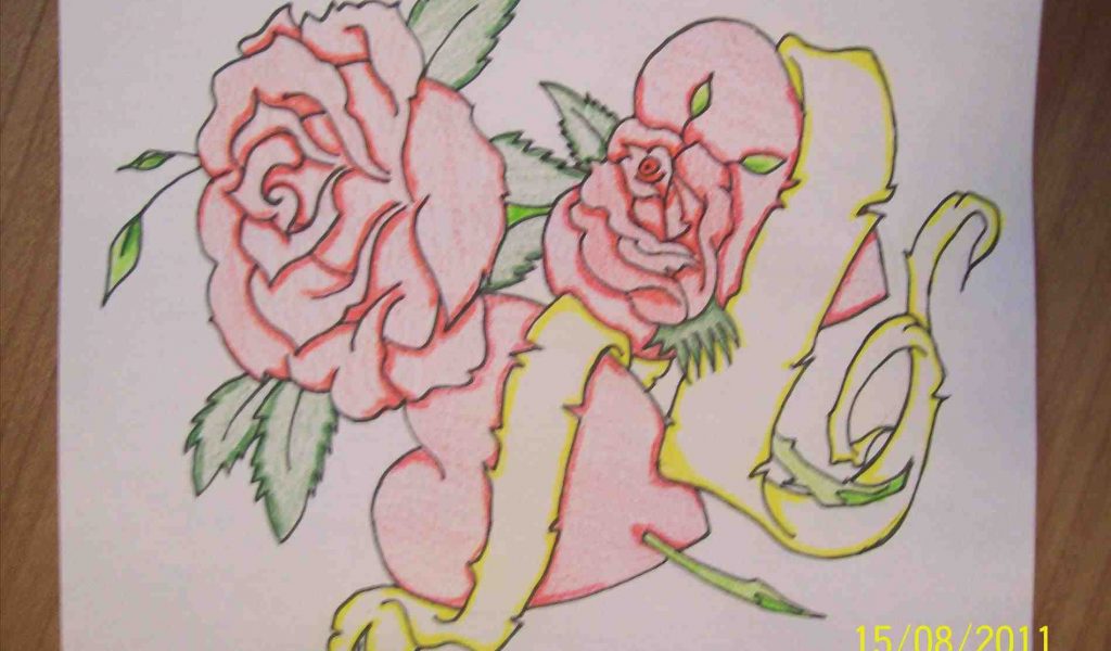 1024x600 The Images Collection Of Flowers Black White Drawing Google Image