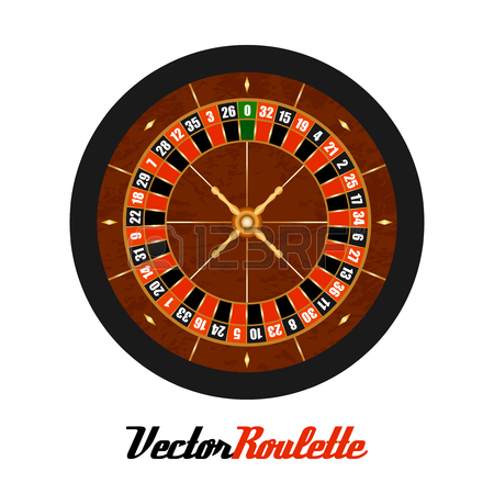 450x450 Casino Gambling Roulette Wheel Doodle Style Sketch Illustration