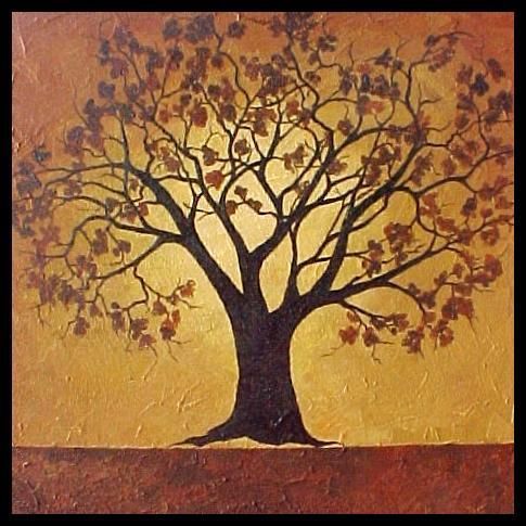 485x485 Paintings Of Trees Rowan Tree ~ Sold