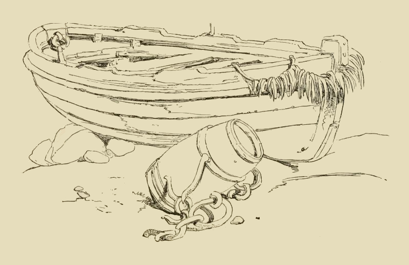 797x516 Rowboat Sketch