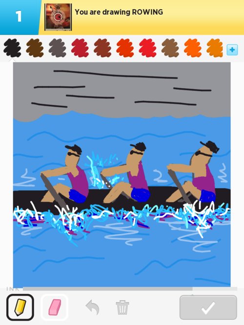 500x667 Rowing Drawings