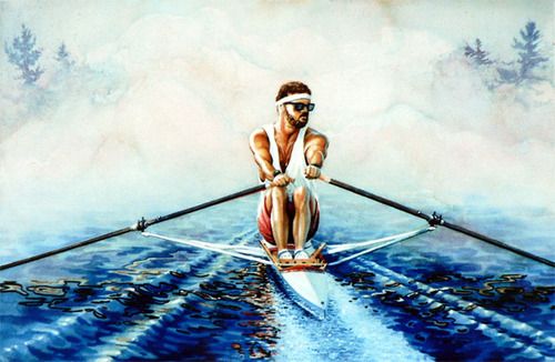 500x326 The Most Perfect Drawingpainting Of Rowing I Have Ever Seen