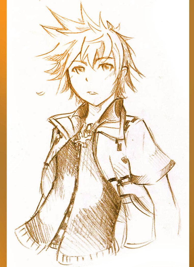 762x1048 Kingdom Hearts Roxas By Xiafei