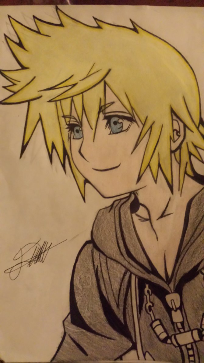 670x1191 Roxas Drawing By Kourtsie