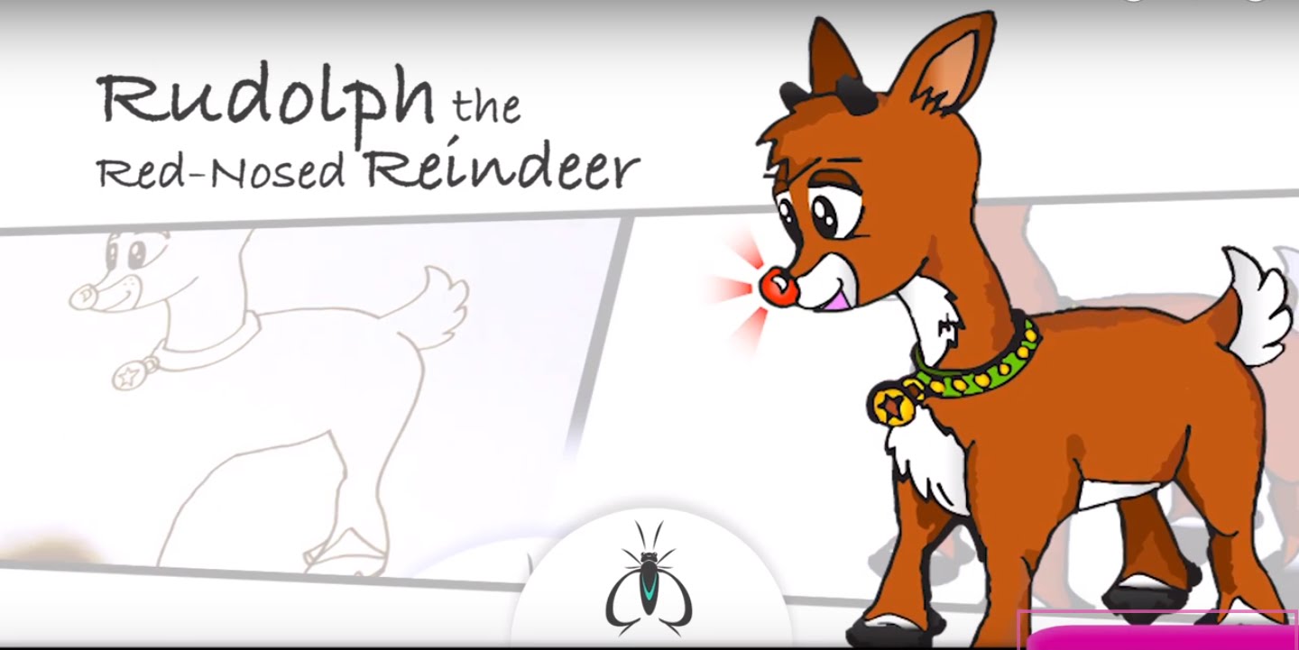 1440x721 How To Draw Rudolph The Red Nosed Reindeer Step By Step