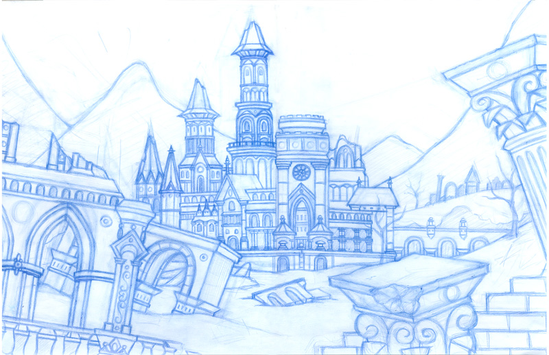 800x518 Silent Ruins By Alvinhew