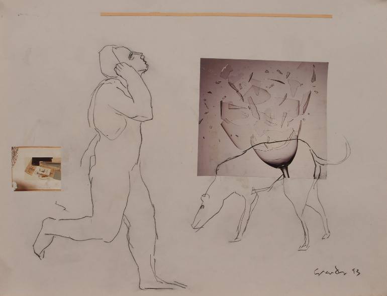 770x589 Saatchi Art Runner Drawing By Sharon Graeber