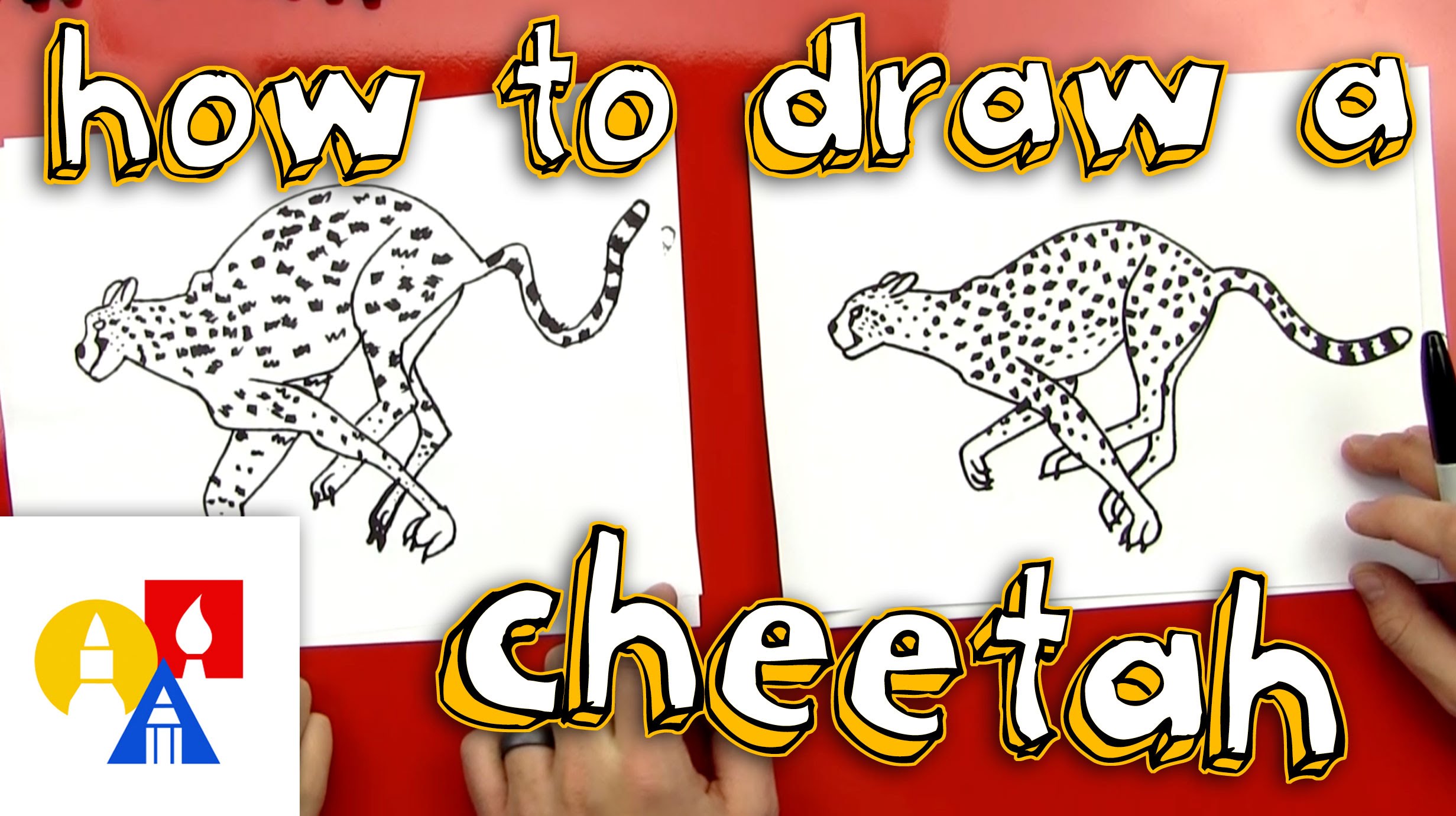 2463x1381 How To Draw A Cheetah