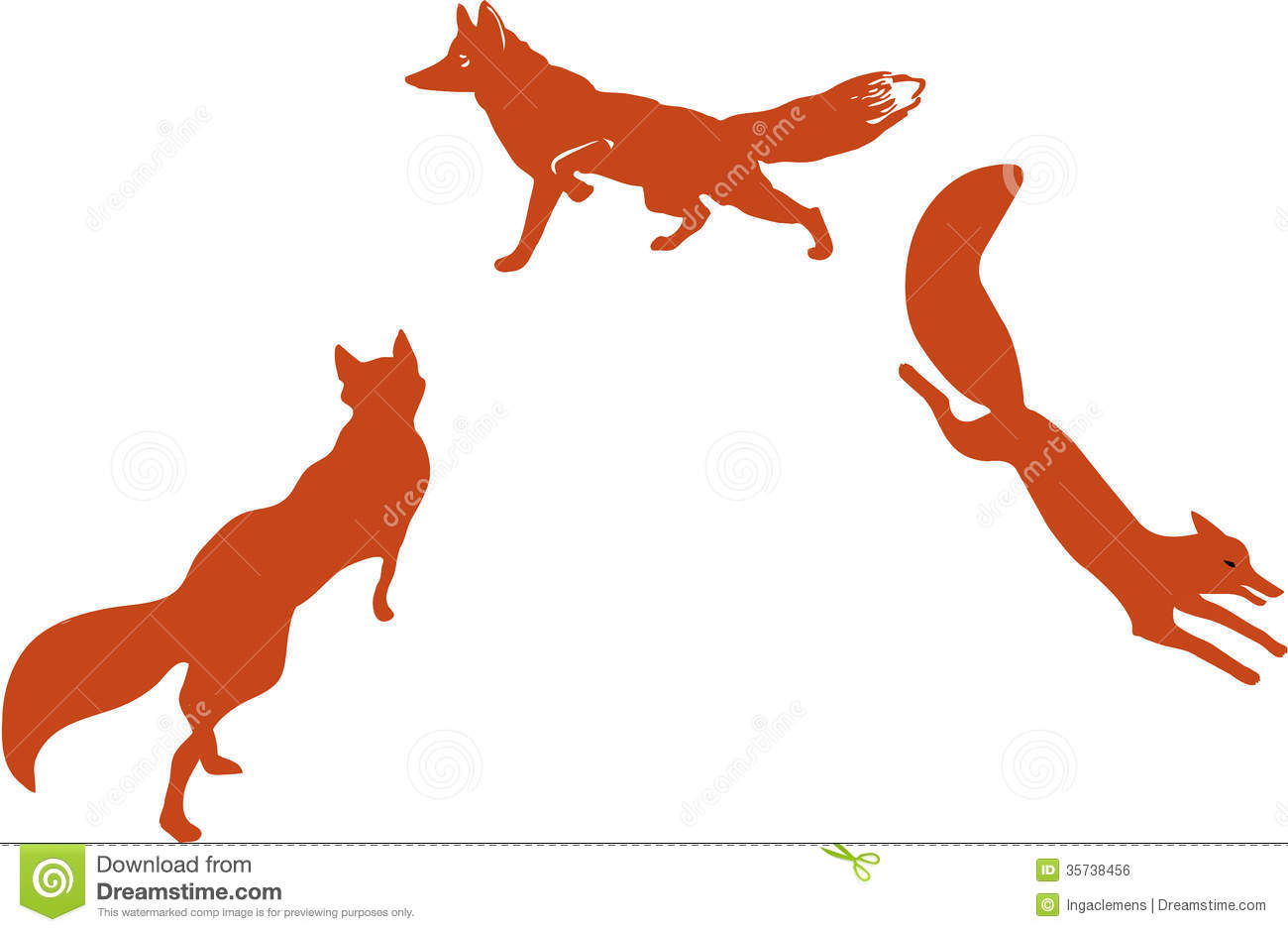 1300x940 Red Fox Sillouet Stencils 3 Red Fox, Foxes And Fox