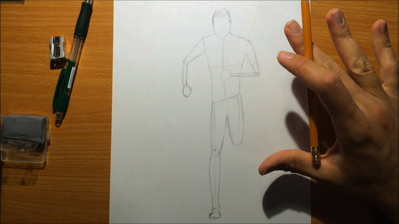 800x450 How To Draw A Running Man In A Suit