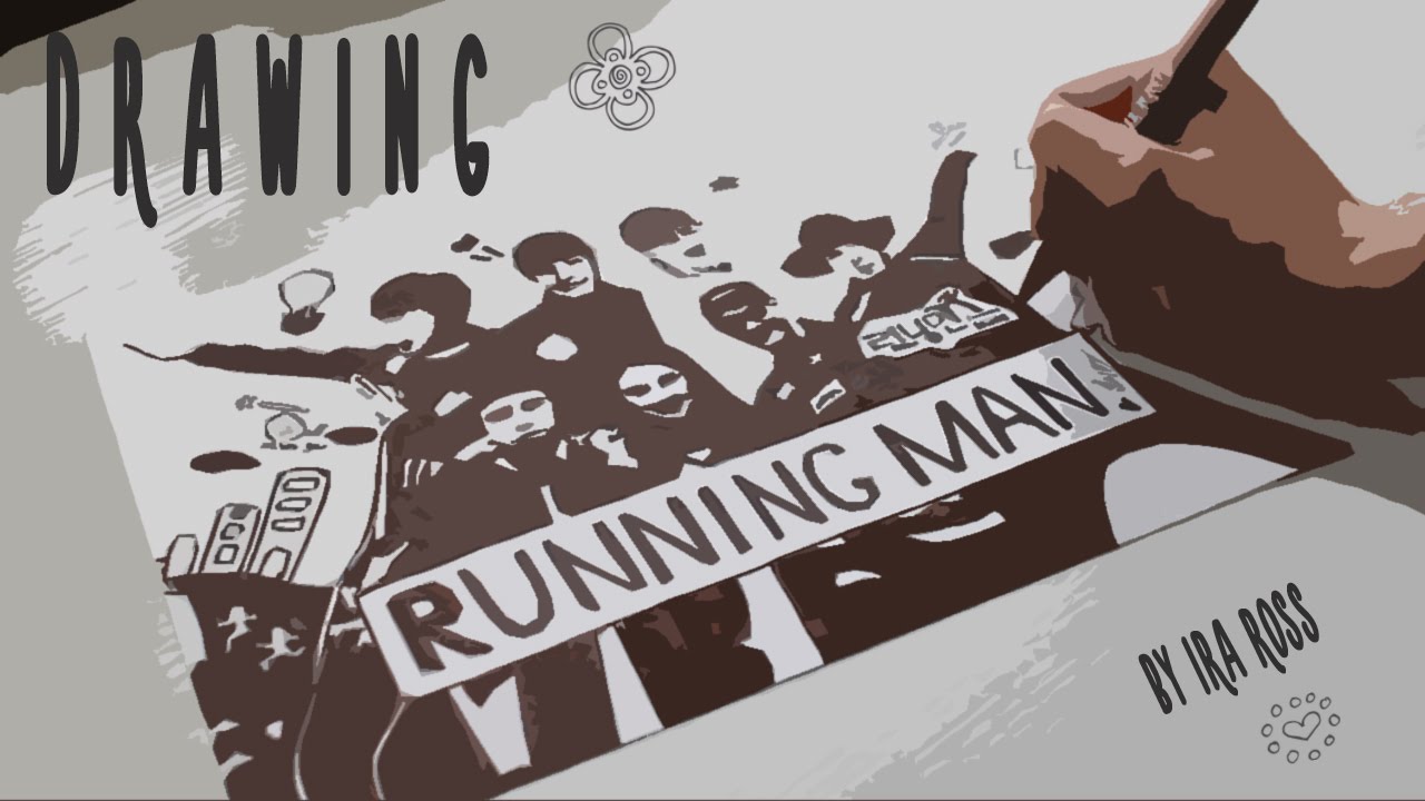 1280x720 Speed Drawing Running Man Korea