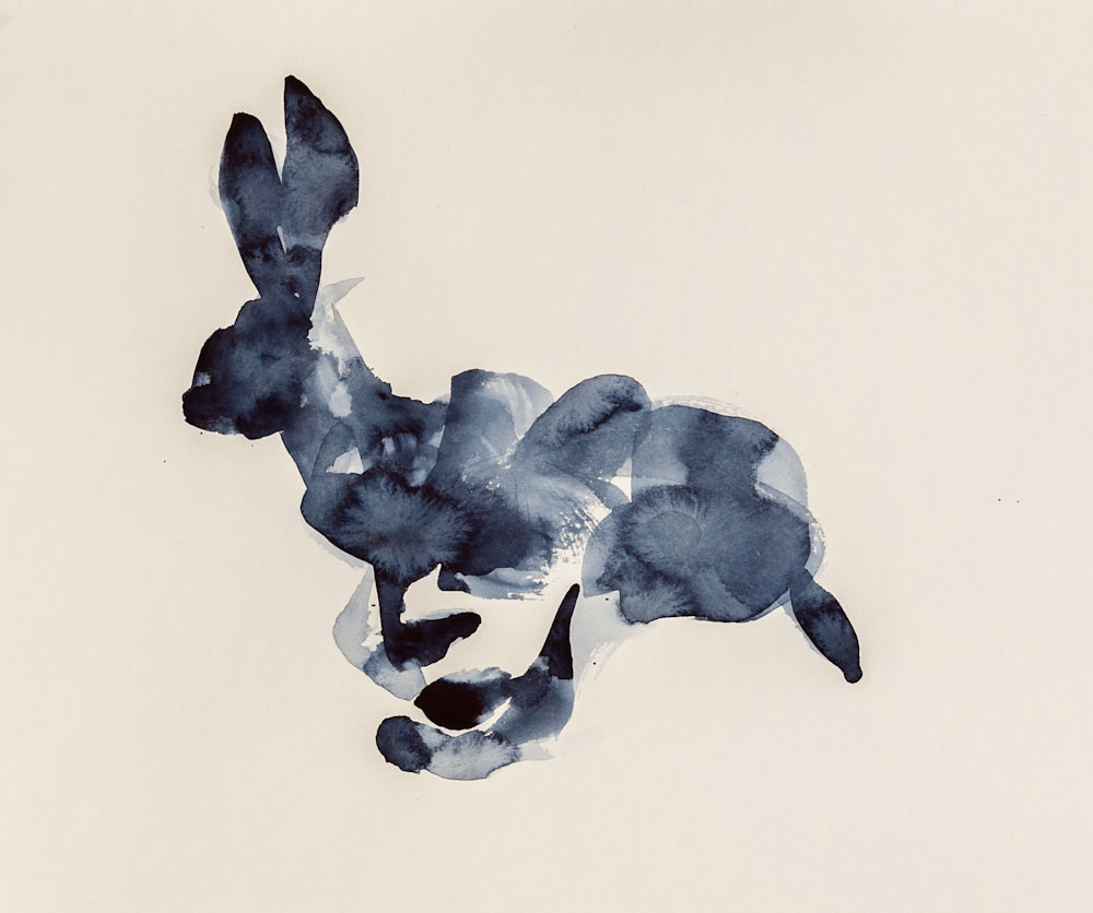 1000x836 Running Rabbit Drawing 3930046