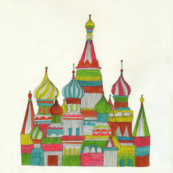 720x720 Russian Cathedral Lisa, Illustrations And Artwork