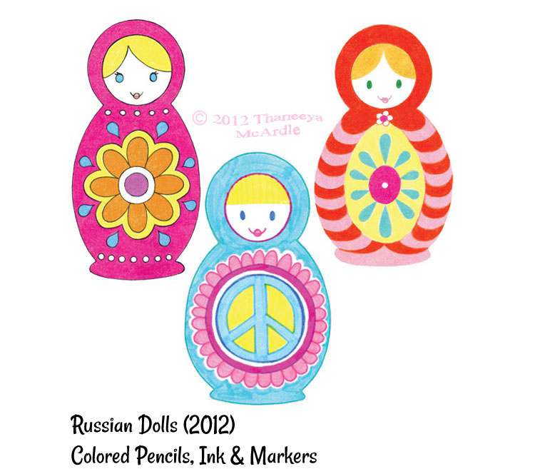750x664 How To Draw Matryoshka Dolls Colorful Russian Nesting Dolls