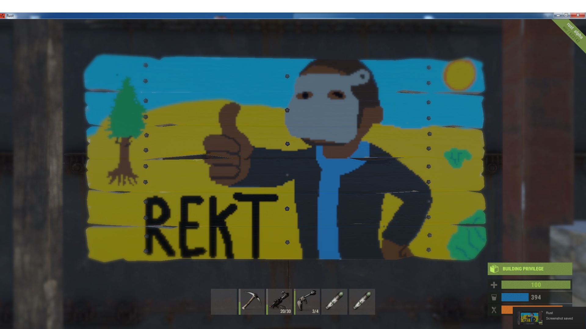 1920x1080 My First Drawing In Rust. Playrust