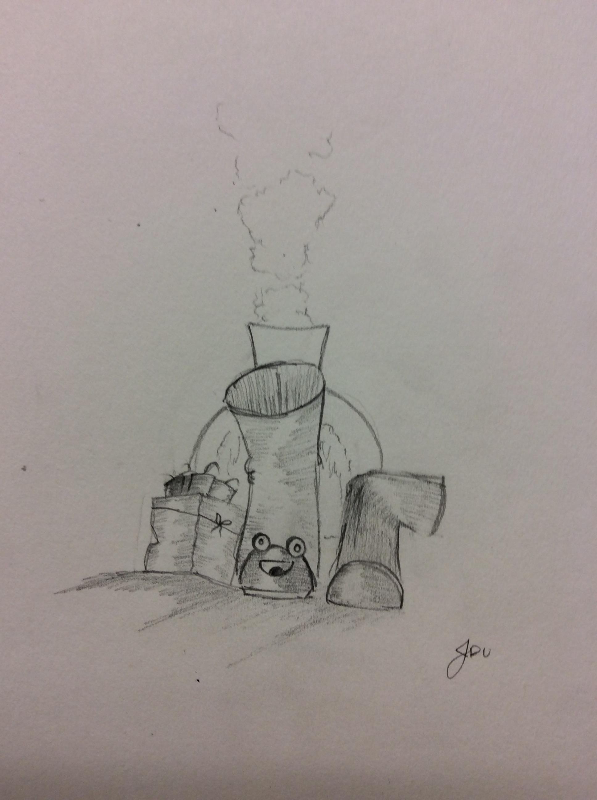 1936x2592 My Rust Drawing New Wipe, New Day Playrust