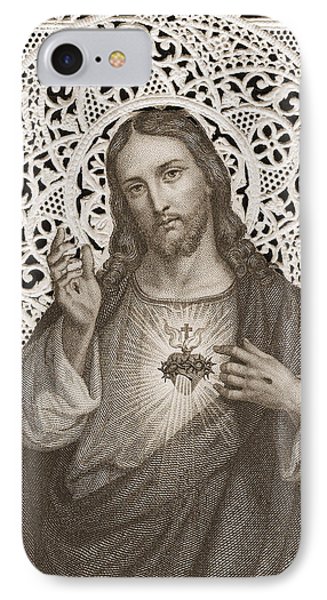 327x600 Sacred Heart Of Jesus Iphone 8 Cases Fine Art America