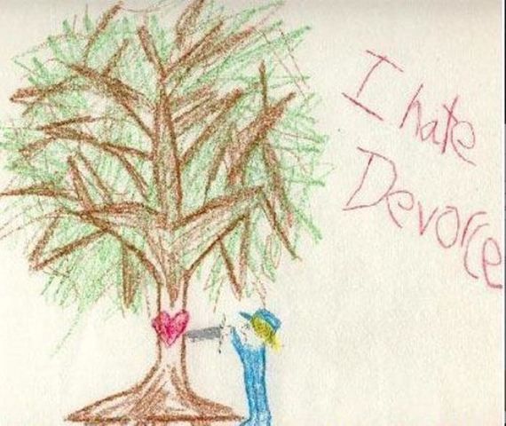 570x480 Funny Kids Drawings I Hate Devorce
