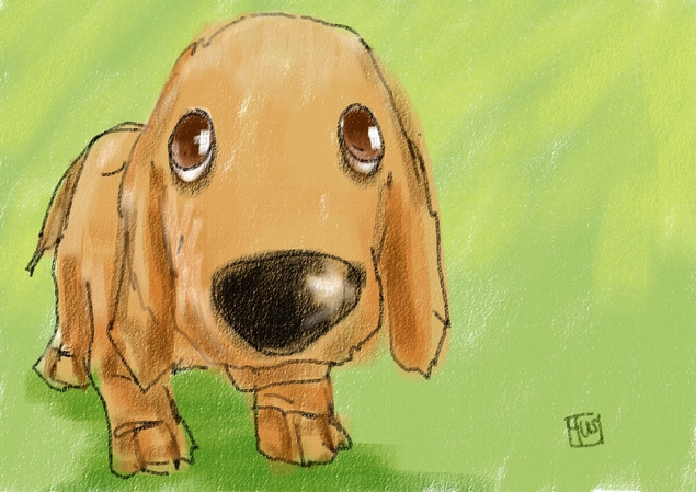 635x449 Pastel Illustration