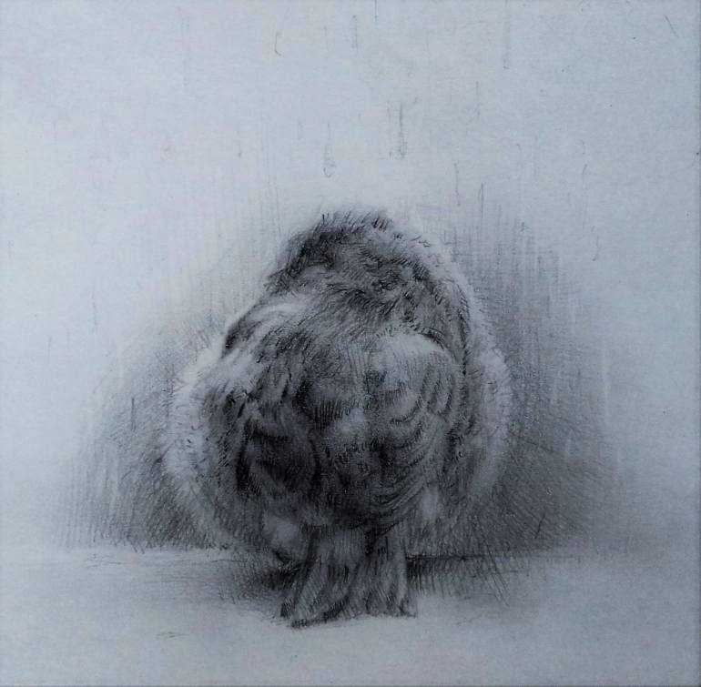 770x755 Saatchi Art Sad Drawing By Anna Belokopytova