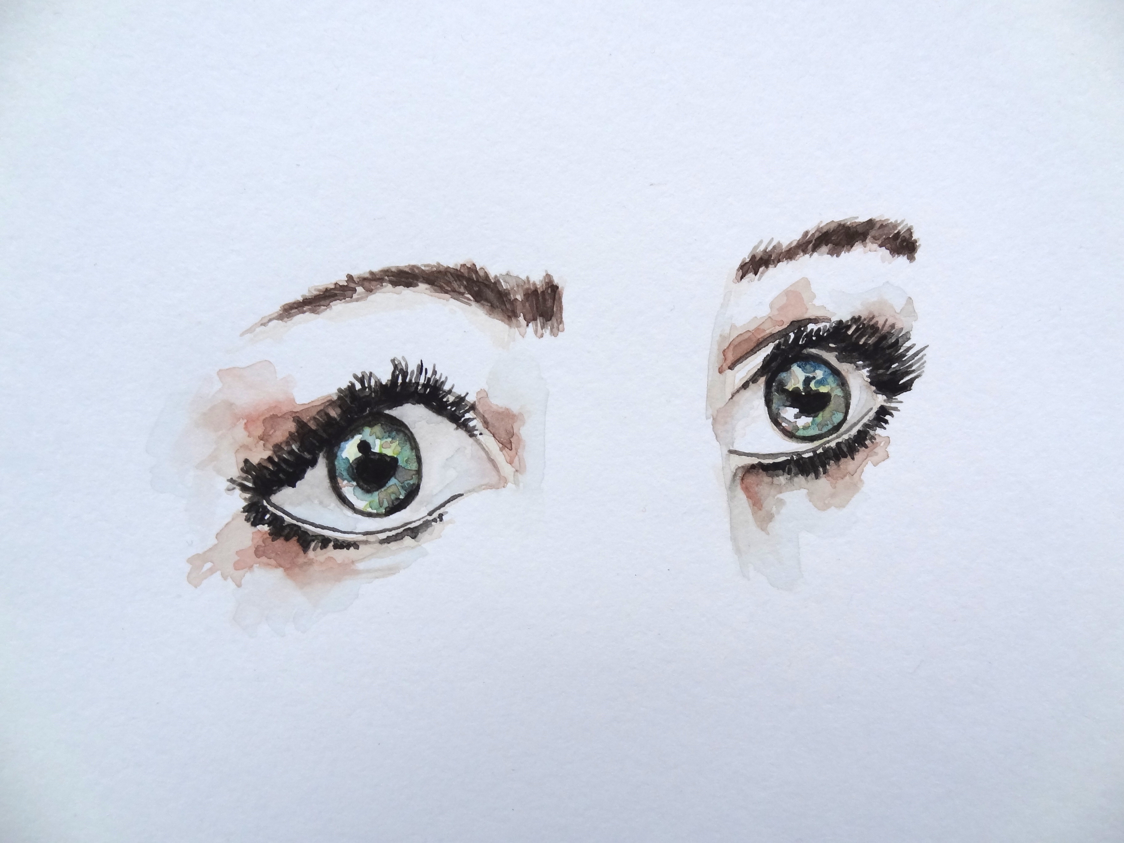 3648x2736 Sad Eyes Drawing Rosanna Burford