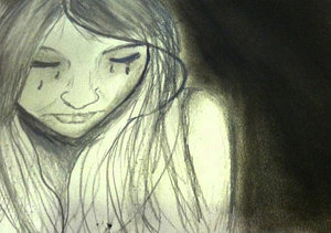 300x211 Sad Girl Drawings