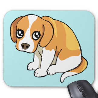 324x324 Sad Puppy Dog Mouse Pads Zazzle