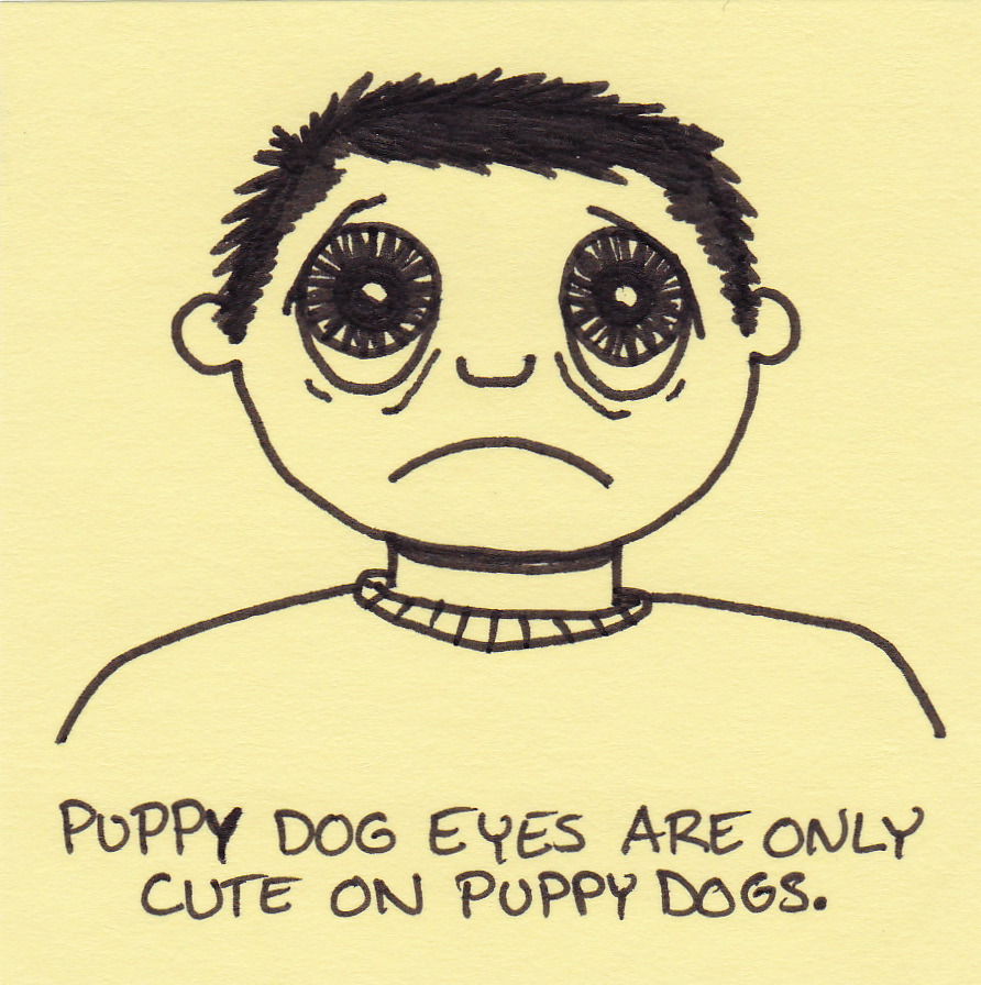 892x896 Puppy Dog Eyes Are Only Cute On Puppy Dogs. Inkjot