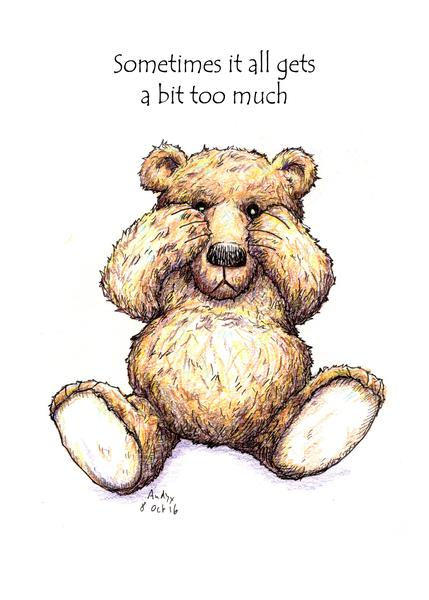 Sad Teddy Bear Drawing at GetDrawings | Free download