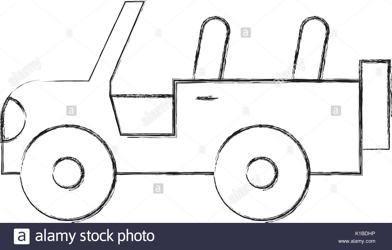 1300x829 Safari Jeep Isolated Icon Stock Vector Art Amp Illustration, Vector