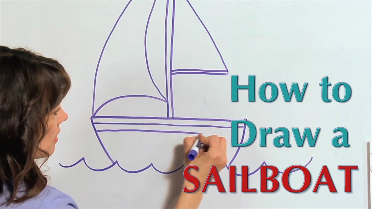 1280x720 How To Draw A Sail Boat