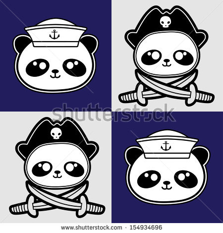 450x470 Bear, Anchor, Outline, Mini, Hat, Sailor, Comic, Vector, Holiday