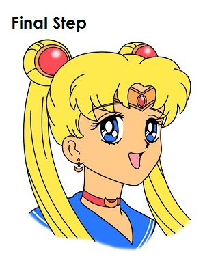 300x388 How To Draw Sailor Moon