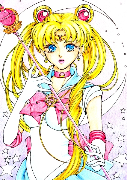 424x600 Sailor Moon Sailor Warrior Drawing