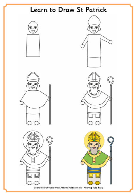 460x659 To Draw Saint Patrick